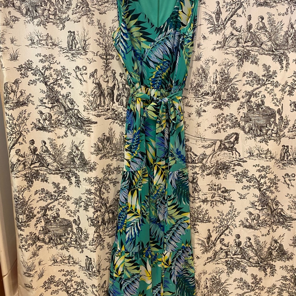 Nine West tropical maxi dress New without tags size 8